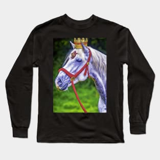 Horse with Crown Long Sleeve T-Shirt